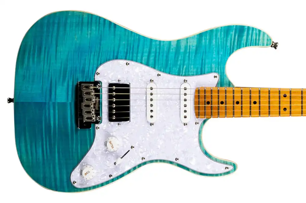 New Arrival Jet JS-450 OBL Ocean Blue Stratocaster Electric Guitar - Terry Carter Music Store