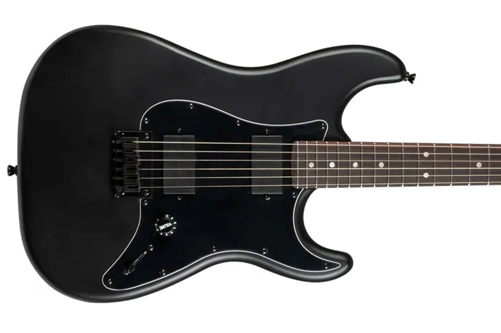Discount Jet JS-400 MBK R Matte Black Electric Guitar - Terry Carter Music Store
