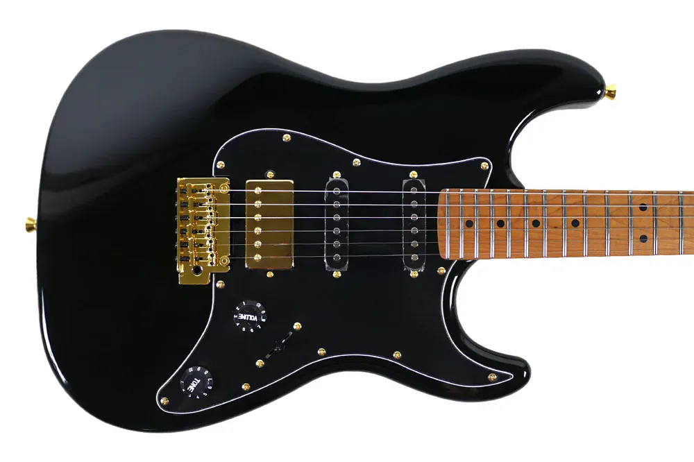 Jet JS-400 BK G Black Electric Guitar - Terry Carter Music Store Super Sale