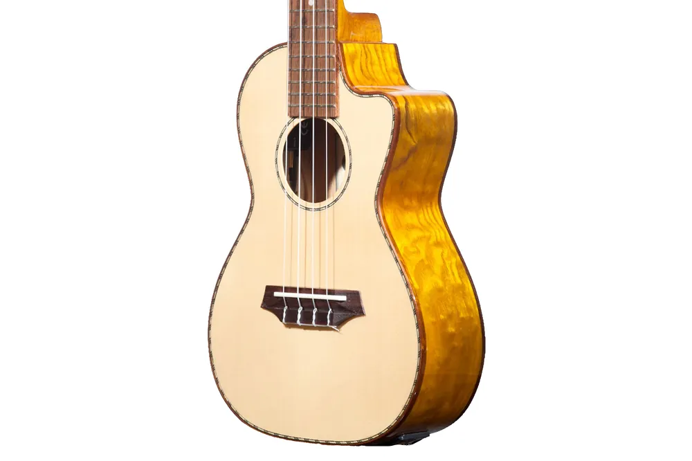 Authentic Ohana CK-70WGCE Concert Ukulele - Terry Carter Music Store