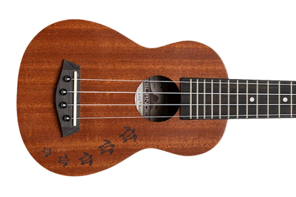 High Quality Islander MS-4-HNS Soprano Ukulele - Terry Carter Music Store