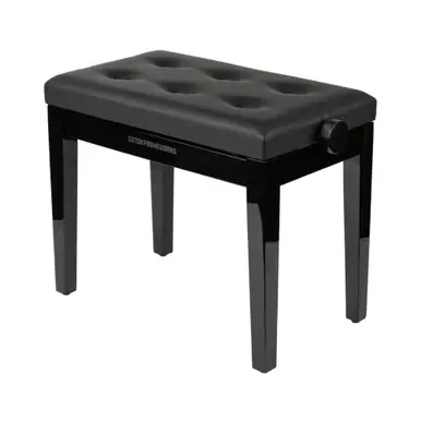 Gator Deluxe Height Adjustable Piano Bench - Black - Heid Music Deal