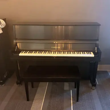 Used Yamaha P22 Upright Piano - Satin Ebony One Day Deal
