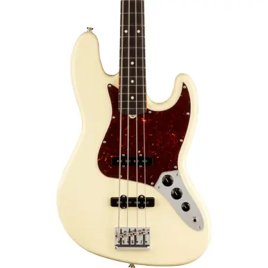 Heid Music | Fender American Professional II Jazz Bass Guitar - Olympic White While Supplies Last