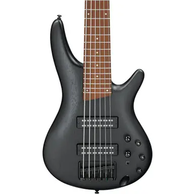 Fast Shipping Heid Music | Ibanez SR306E Bass Guitar - Weathered Black