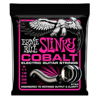 Heid Music | Ernie Ball 2723 Super Slinky Cobalt Electric Guitar Strings .009-.042 New Arrival