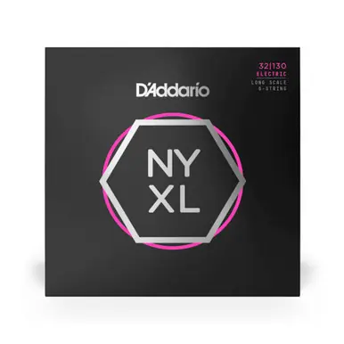 Heid Music | D'Addario 6 String Bass NYXL Regular Light NYXL32130 Crafted