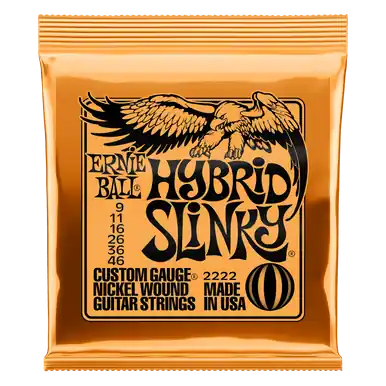 Order Now Heid Music | Ernie Ball 2222 Hybrid Slinky Electric Guitar Strings .009-.046