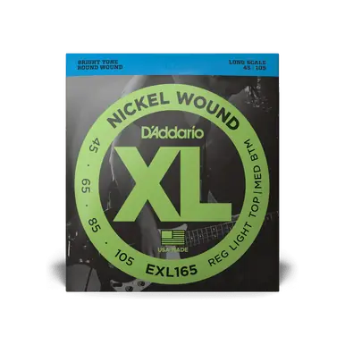 Mega Sale Heid Music | D'Addario EXL165 Nickel Custom Light Bass Strings .045-.105