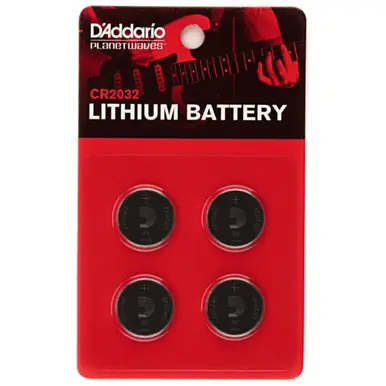 Heid Music | D'Addario CR2032 Lithium Battery - 4pk Exclusive Offer