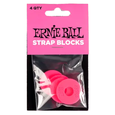 Heid Music | Ernie Ball Strap Blocks 4pk - Pink Get Yours