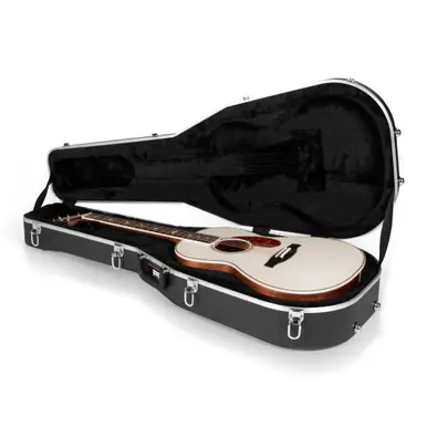 Express Delivery Heid Music | Gator ABS Deluxe Parlor Guitar Molded Case