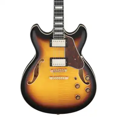 Editor’s Pick Heid Music | Ibanez AS93FM Artcore Expressionist Semi-Hollow Electric Guitar - Antique Yellow Sunburst