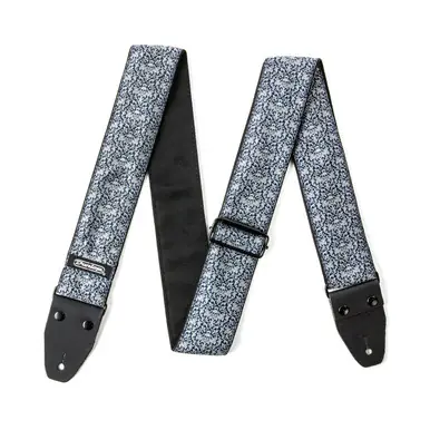 Price Cut Heid Music | Dunlop Jacquard Guitar Strap - Fleurs De Skull