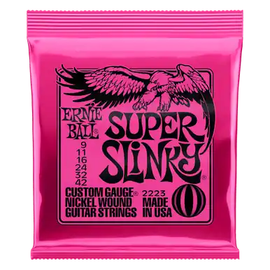 Limited Time Heid Music | Ernie Ball 2223 Super Slinky Electric Guitar Strings .009-.042