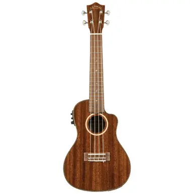 One Day Deal Lanikai MAS-CEC Concert Ukulele - Solid Mahogany - Heid Music