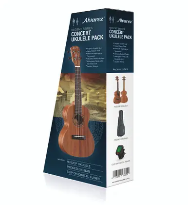Heid Music | Alvarez Regent Series Concert Ukulele Pack - Satin Mahogany Wholesale