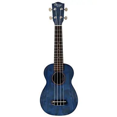 Heid Music | Ohana Soprano Ukulele - Willow Blue Same Day Shipping