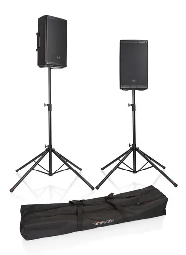 Warranty Included Heid Music | Gator Frameworks Quad Base Speaker Stand Set