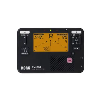 Heid Music | Korg TM-70 Combo Tuner Metronome - Black Authentic