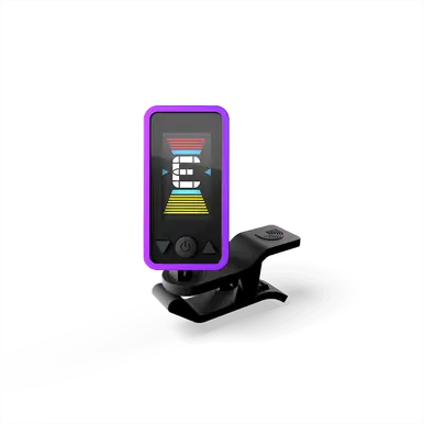 Bulk Order Heid Music | D'Addario Eclipse Clip-On Guitar Tuner - Purple