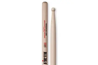 Authentic Heid Music | Vic Firth SD1 General American Custom Maple Drum Sticks - Wood Tip