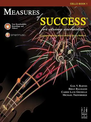 Heid Music | Measures of Success Book 1 - Cello Worldwide Shipping