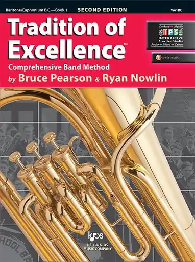 Heid Music | Tradition of Excellence - Baritone B.C. (Bass Clef) - Book 1 Worldwide Shipping