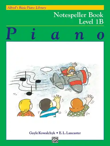 Heid Music | Alfred's Basic Piano Library, Notespeller, Level 1B Fast Shipping