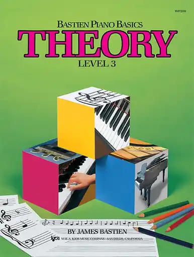 Heid Music | Bastien Piano Basics, Theory, Level 3 Top Rated