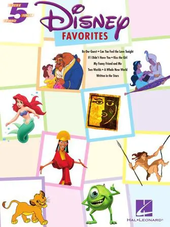 Disney Favorites Five Finger Piano Songbook - Heid Music Holiday Sale
