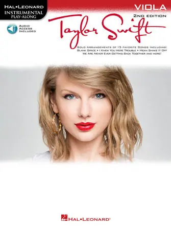 Clearance Heid Music | Taylor Swift – 2nd Edition Viola Play-Along Book with Online Audio