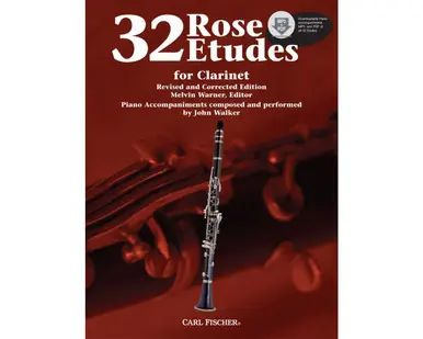 Hot Picks Heid Music | 32 Rose Etudes for Clarinet w/Audio