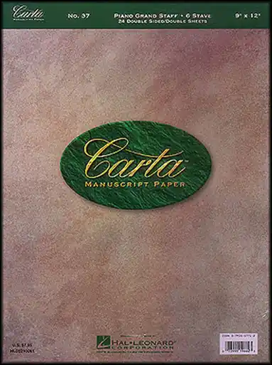 Heid Music | Carta Manuscript Paper No. 37 - Mid Range In Demand