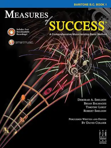 Heid Music | Measures of Success Book 1 - Baritone (Bass Clef) Price Cut