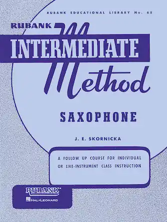 Heid Music | Rubank Intermediate Method - Saxophone Fresh Stock