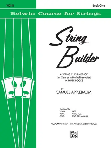 String Builder Violin - Book 1 - Heid Music Affordable