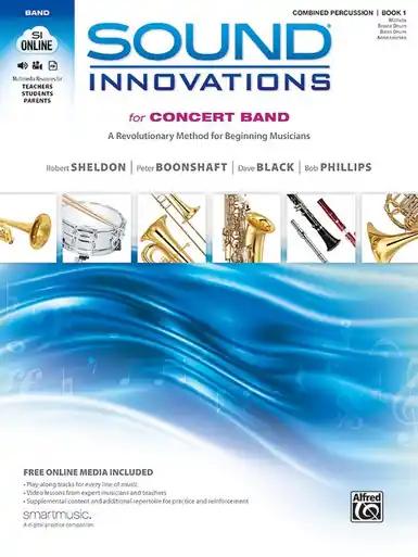 Heid Music | Sound Innovations for Concert Band, Book 1, Combined Percussion Weekend Sale