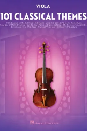 101 Classical Themes for Viola - Heid Music Crafted