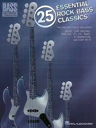 Heid Music | 25 Essential Rock Bass Classics , TAB Free Delivery