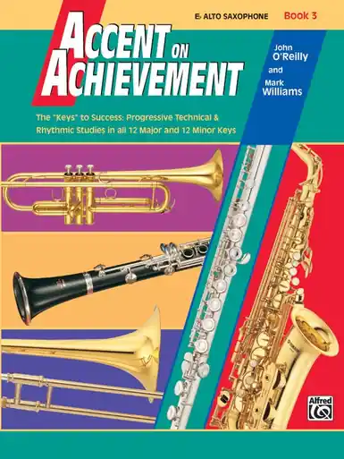 Heid Music | Accent on Achievement, Book 3,Alto Sax Warranty Included