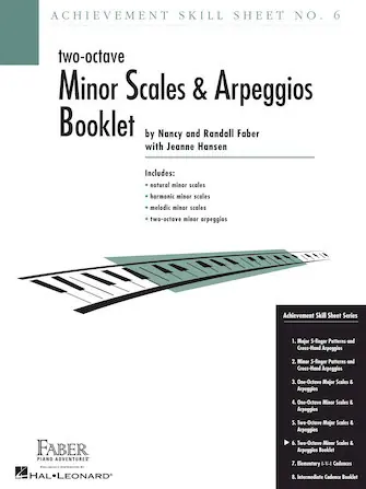 Price Drop Heid Music | Achievement Skill Sheet No. 6: Two-Octave Minor Scales & Arpeggios