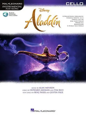 Heid Music | Aladdin Instrumental Play-Along for Cello Buy Today
