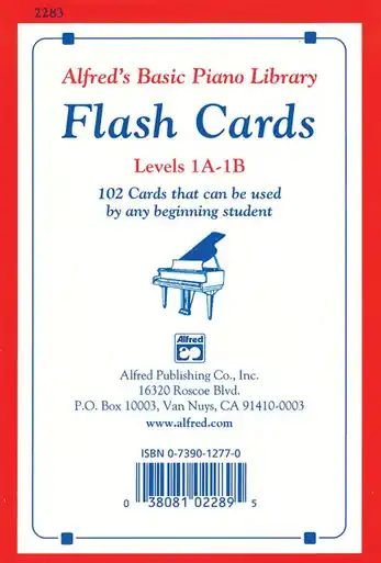 Heid Music | Alfred's Basic Piano Library, Flash Cards, Levels 1A & 1B Premium