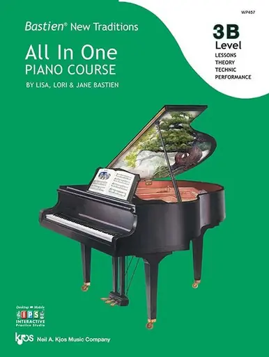 Free Returns Heid Music | Bastien New Traditions: All In One Piano Course - Level 3B