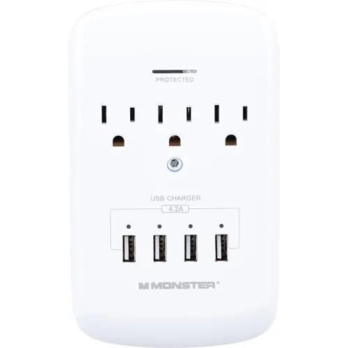 5015W Wall Tap Surge Protector : Monster Cable Exclusive Offer