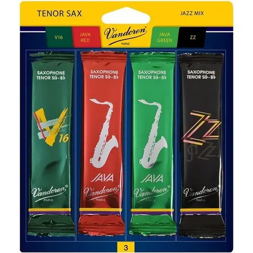 Limited Time SRMIXT3 Tenor Saxophone Jazz Mix Reed Pack - #3 : Vandoren