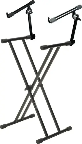 T-22 X Stand for Keyboard. Double Tier Double Brace : Quik Lok Super Sale