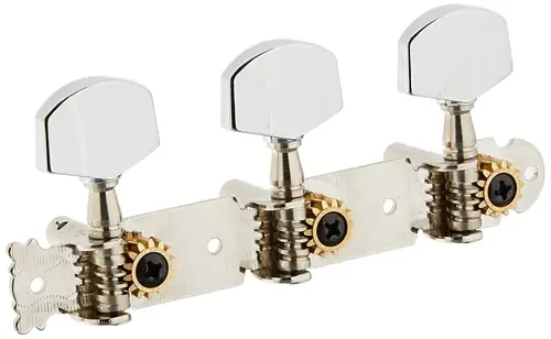 Buy Direct P2631 Button Plate 3+3 Guitar Machine Heads/Tuners Chrome : Ping