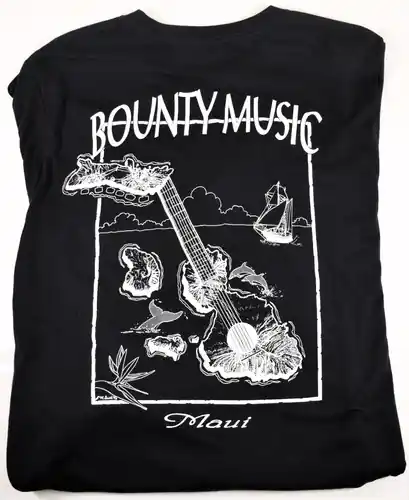 Premium TEE-LONG-L Black Long Sleeve T-Shirt X-Large : Bounty Music